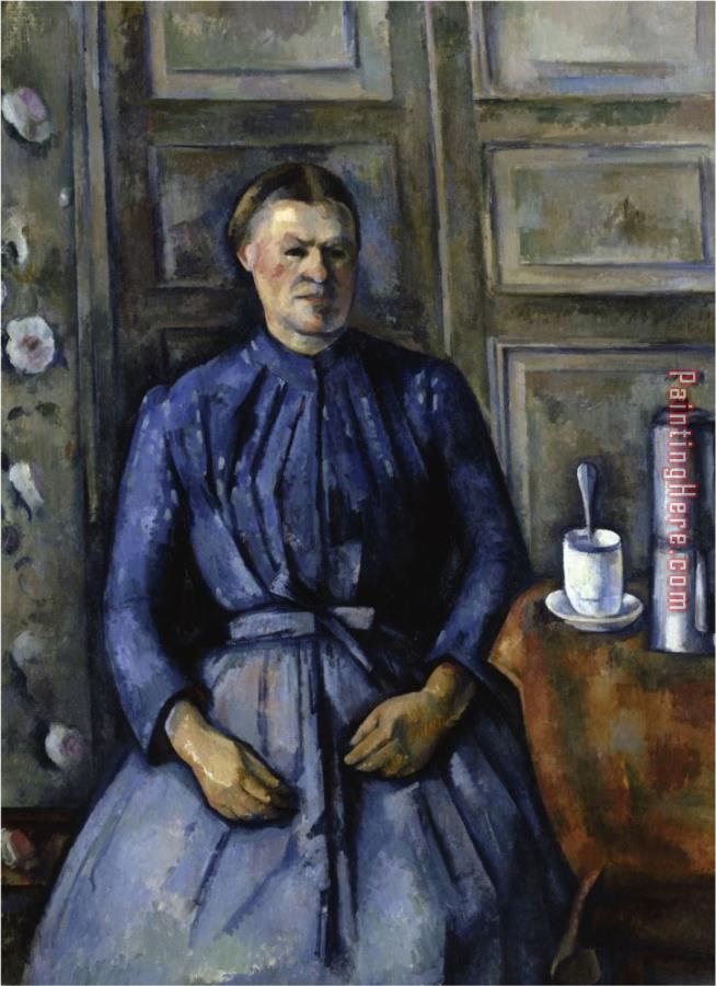 Paul Cezanne Woman with a Coffee Pot C 1890 95